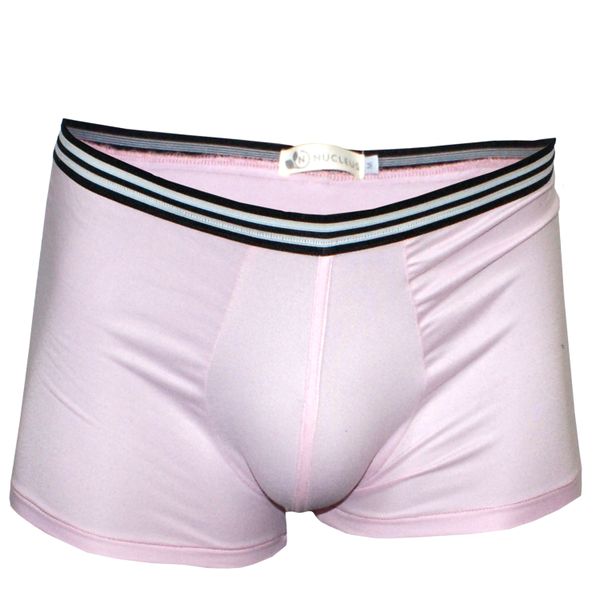 Nucleus Men's Shorty Boxer Briefs in Pastel Pink