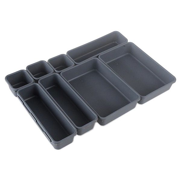 8 Piece Grey cm Organizer