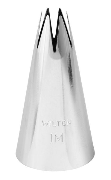 Wilton Open Star Reusable Stainless Steel Cake Icing Decor Piping Nozzles