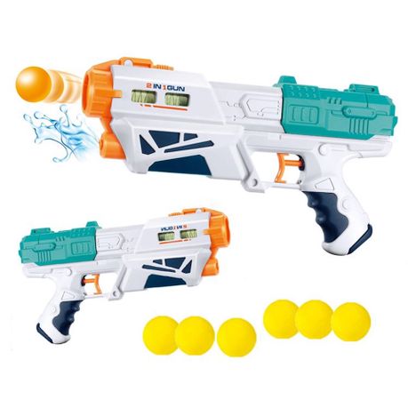 2-in-1 Foam Bullets & Water Pistol - Toy Gun Blaster Image