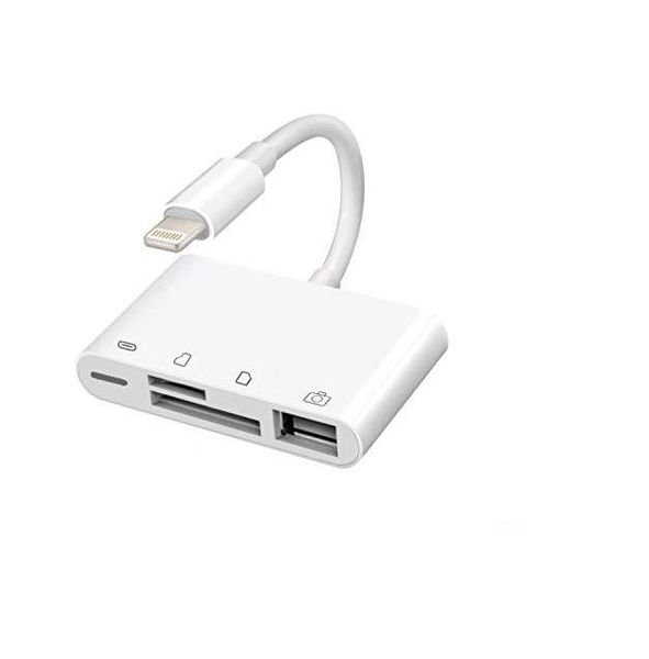 iPhone 4 in 1 Lightning to USB Camera Card Adapter