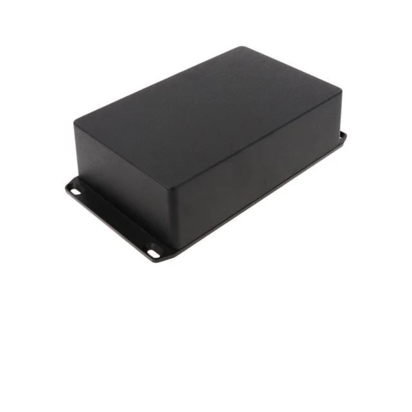 1590DFLBK Diecast Aluminum Black Enclosure 188x119x56mm IP54 Flanged