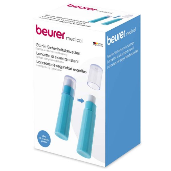 Beurer Sterile Blood Safety Lancets - 200 pieces
