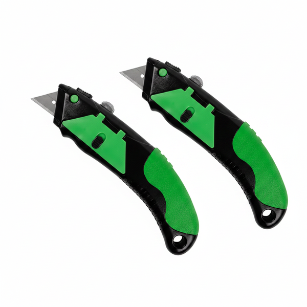 Kaufman Heavy-Duty Utility Knife with Replacement Blades - 2 Pack