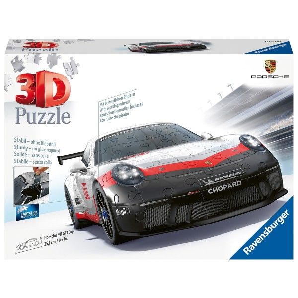 Ravensburger 108Pc 3D Puzzle Vehicles-Porsche Gt3 Cup