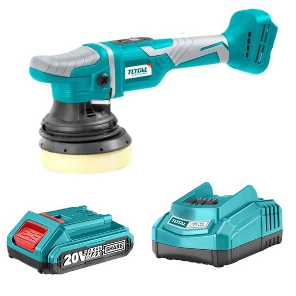 Total Tools - Angle Polisher With 2.0Ah Battery &amp; Charger