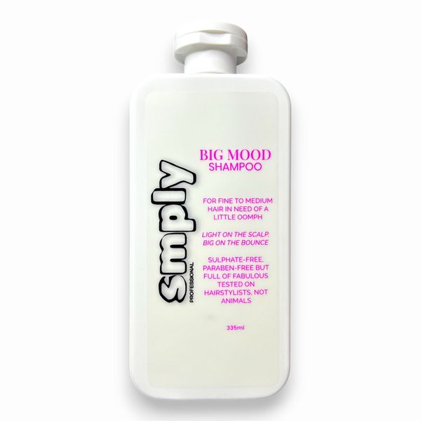 Smply Big Mood Shampoo 335ml- Lightweight Sulphate-Free Volumizing Cleanser