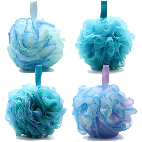 4-Piece Loofah Bath Sponge - Exfoliating Bath Sponge Body Scrubber