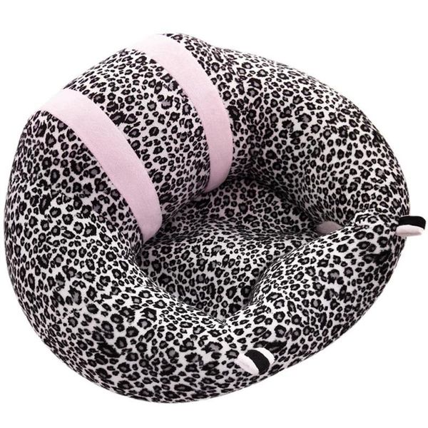 Baby Seat Support Pillow - Black and Pink