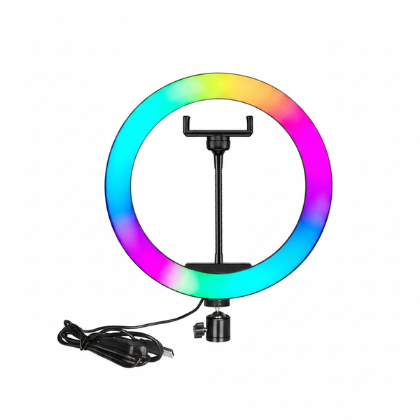 Nesty 12 Inch USB Powered RGB LED Ring Light for Selfies &amp; Makeup