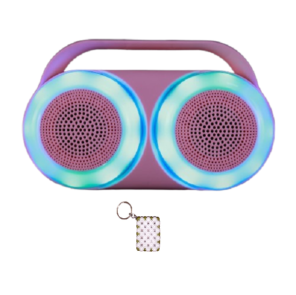 Multimedia Bluetooth Speaker With 5 Mode LED Light MS-2241BT+key holder