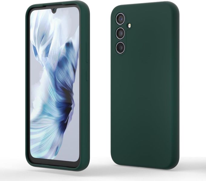 Liquid Silicone Cover For Samsung Galaxy A05s - Olive Green