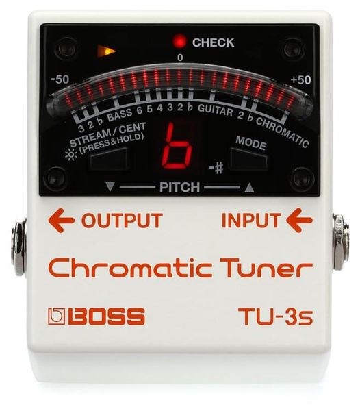 Boss TU-3S Compact Chromatic Tuner Pedal