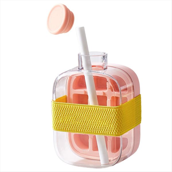 COOL Travel Cup Portable Straw Cup Summer Self-Made Water Injection Pressin