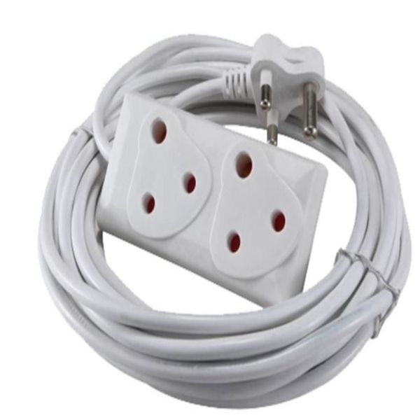 10m Extension Cord With A 2-Way Multi-Plug Extension Lead