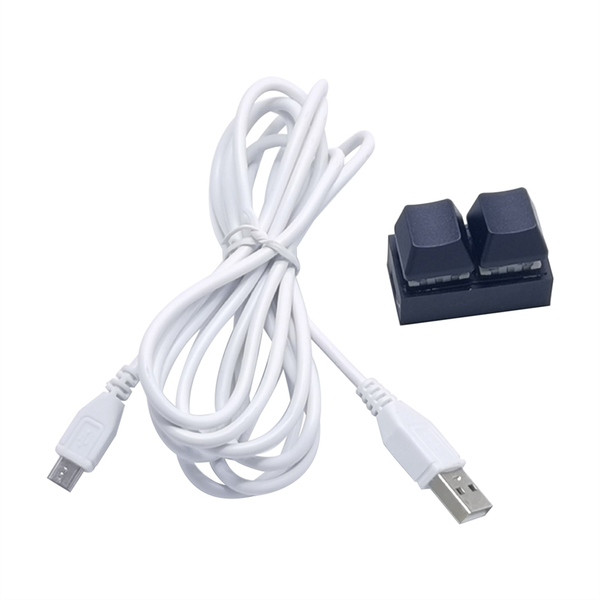 Mini Keyboard Macro Keypad RGB DIY Shortcut Keyboard Keyboard, 2Keys