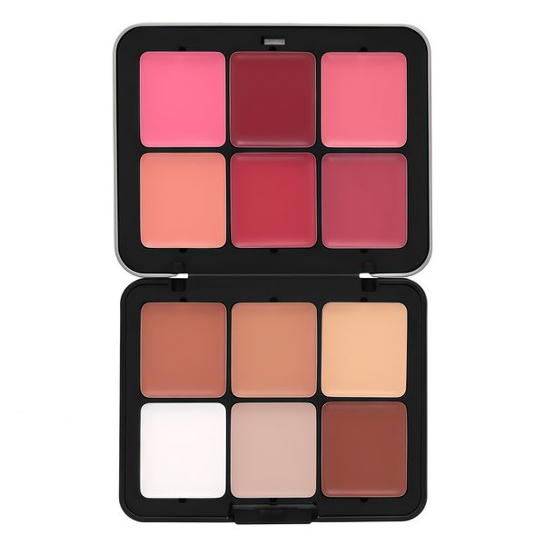 12 Color Cream Face Palette, Blush &amp; Concealer Makeup Set