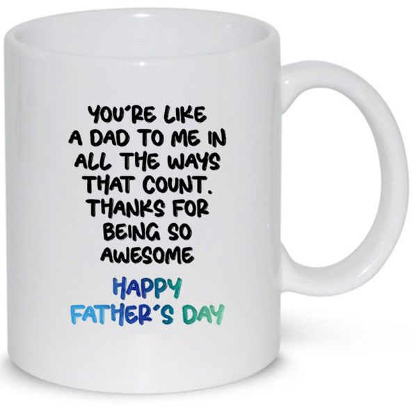 Thanks For Being Awesome Happy Fathers Day Gift 11Oz Premium Coffee Mug