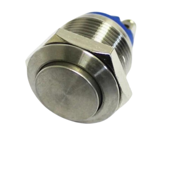 AVP19RWM1S - 19mm Momentary Vandal Switch, Raised Button, 1NO, IP65