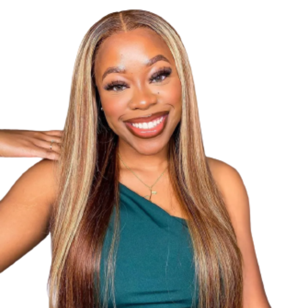 Full Frontal Highlight Brazilian Hair Wig "26
