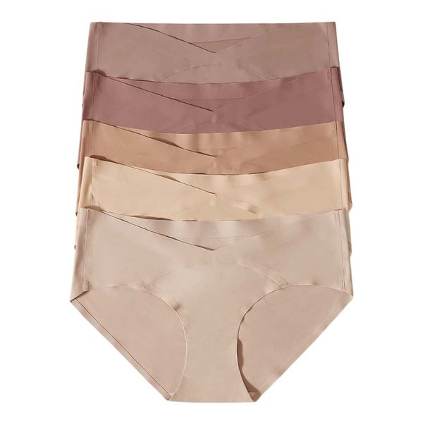 5 Pack Low-Waist Maternity Underwear - Size Large