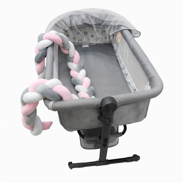 Grey Baby Cot