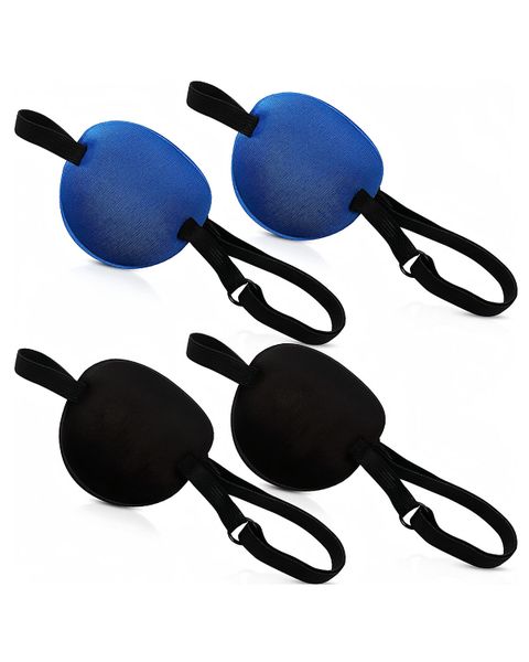 4-Piece Adjustable Amblyopia Fabric Breathable Eye Patch