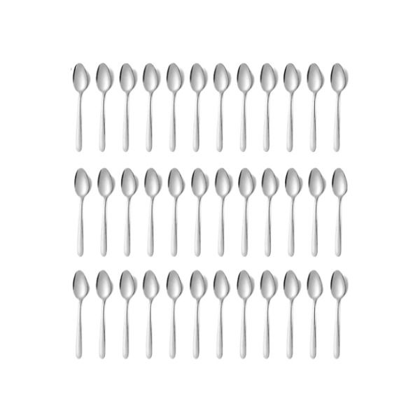 1 x Silver Stainless Steel Teaspoon Set- 36 Pieces