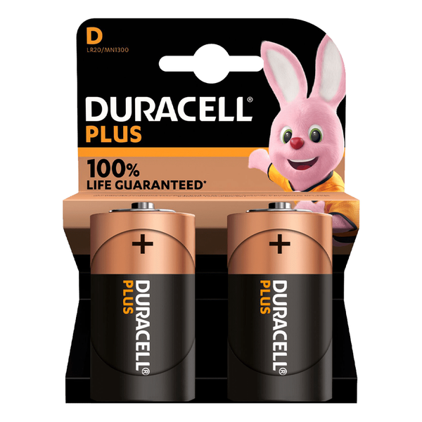 Batteries Duracell Mainline D P02 10Piece - 4 Pack