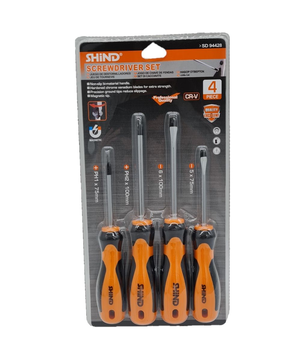 Shind Screwdriver Set 4 Piece Shop Today. Get it Tomorrow