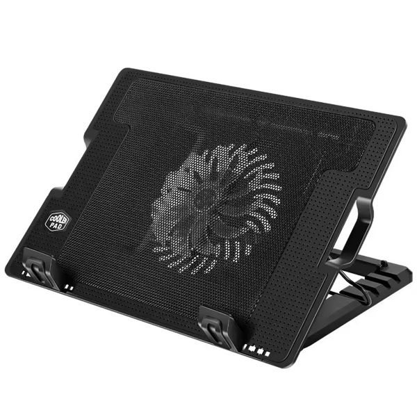 Laptop Cooling Pad with 2 Port USB for 11-18inch Notebook Fan Stable Stand