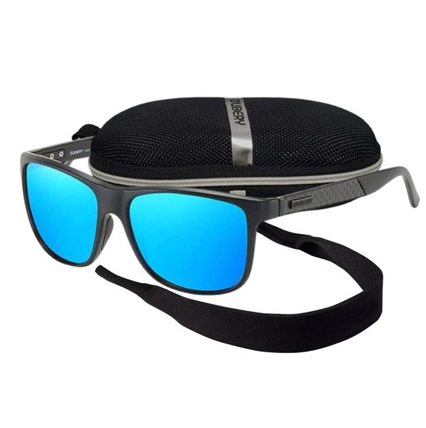 DUBERY Polarized UV400 Anti Reflective Anti Slip Carbon Sunglasses