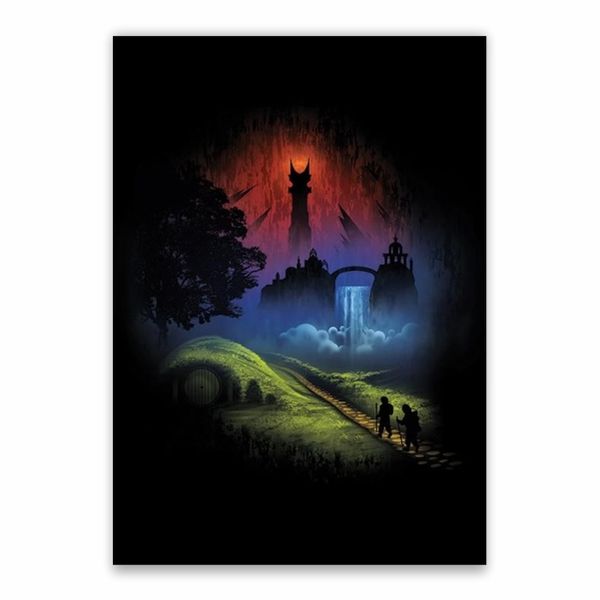 Frodo And Sam's Perilous Journey Poster - A1