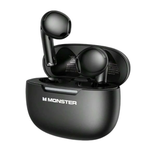 MONSTER - N-LITE208 - Wireless Earbuds With Noise Cancellation - Black
