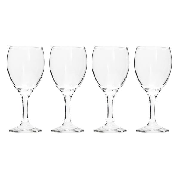 Regent Stemmed Wine Glass 4 Pack, (300Ml)