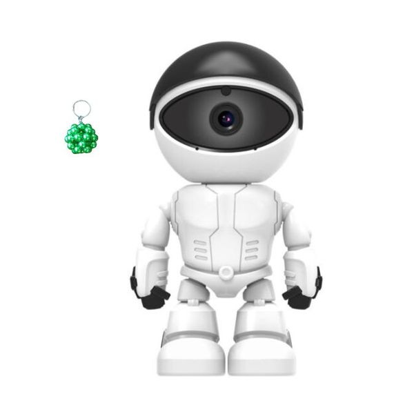 Smart Auto Tracking Robot Camera Yoosee App 1080P And A Keyholder