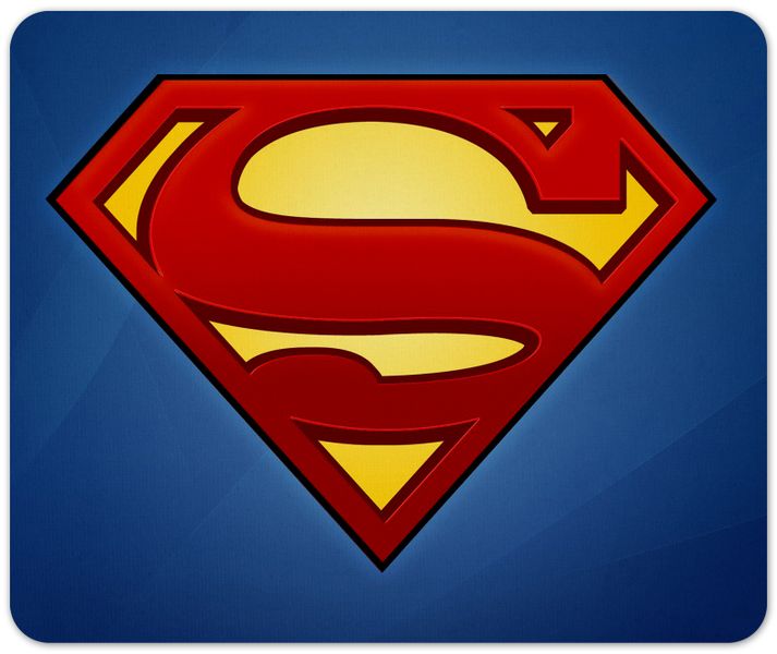 Superman Superhero Birthday Christmas Father's Day Gift Mousepad
