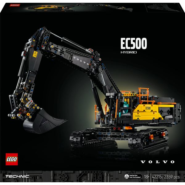 LEGO® Technic Volvo EC500 Hybrid Excavator Set, Gift for Adults 42215