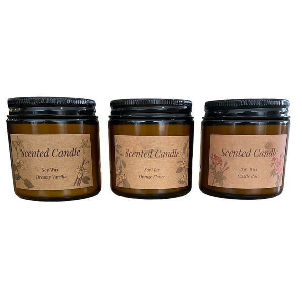 Scented Soy Wax Candle Gift Set