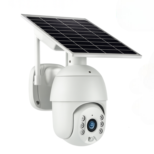 Solar Powered PTZ Cam - WiFi, Two-Way Audio Surveillance