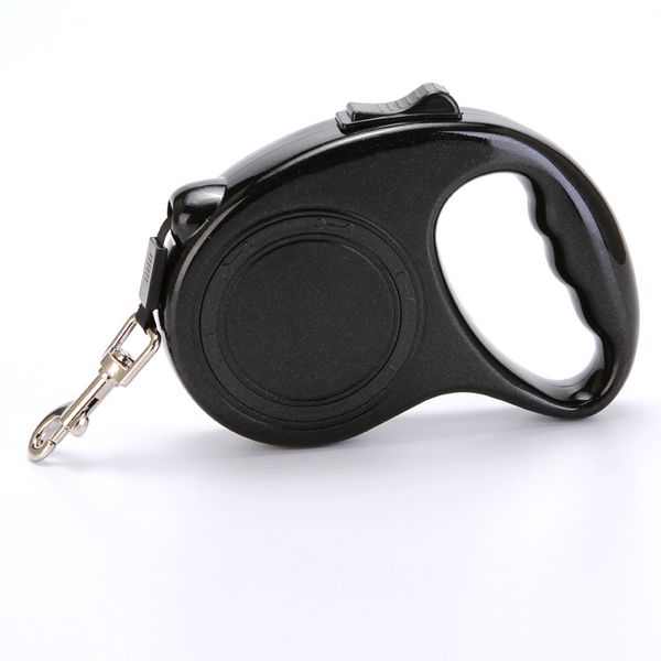 5m Automatic Retractable Dog Leash, High-Density Nylon Rope, One-Hand Pause