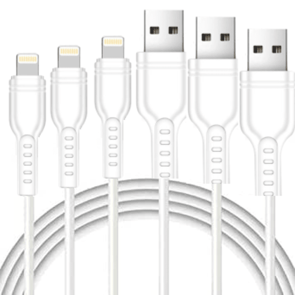 Tisko Fast Charging &amp; Data USB Lightning Cable PACK OF 2