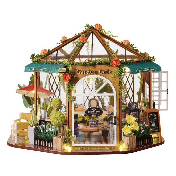 Cute Room Garden Cafe DIY Miniature House Kit