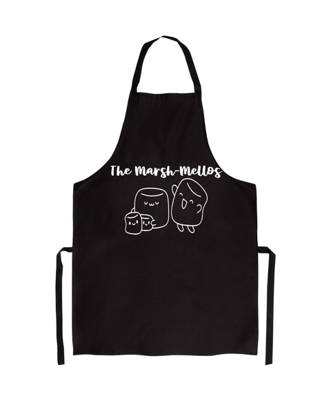 Katz Designs - Black Apron - The Marsh-Mellos