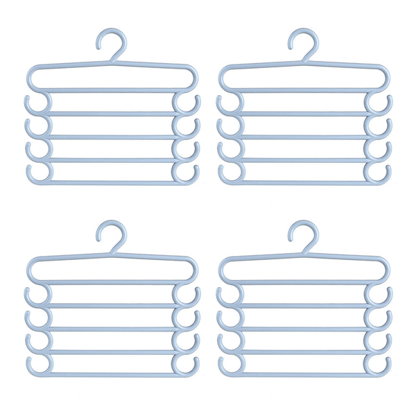 Pants Rack Multifunctional Household Saving Space Clothes 5 Layers A
