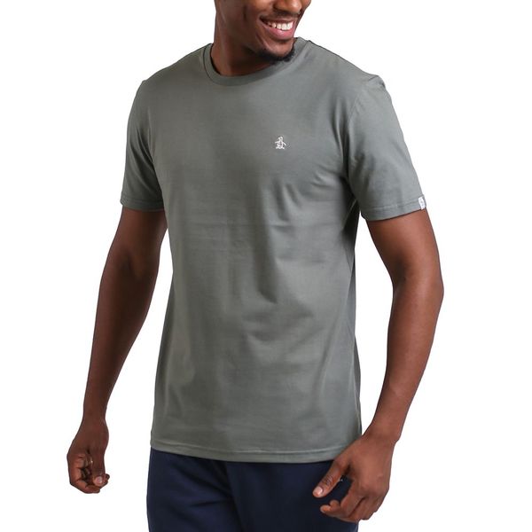 Original Penguin-Mens-Embroidered Ss T-Shirt-Sage