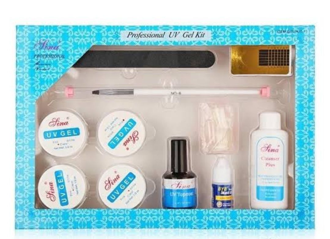 Full Set UV Gel Kit Manicure For Nail Art Shop Today. Get it Tomorrow