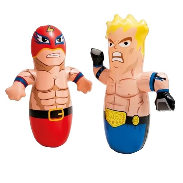Toy Play Bouncer Water Filled Base Punching Bag Toy for Kids 97cm - Set of 2