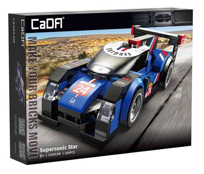 Cada 1:24 Free Wheel 164 Piece Supersonic Star