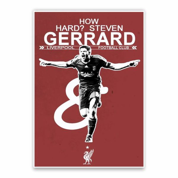 Steven Gerrard Hard Poster - A1